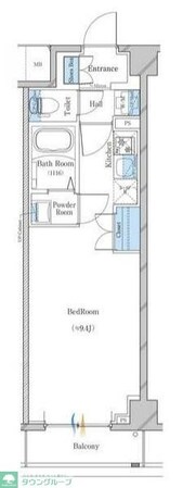 ガリシア下丸子リバーサイドの物件間取画像
